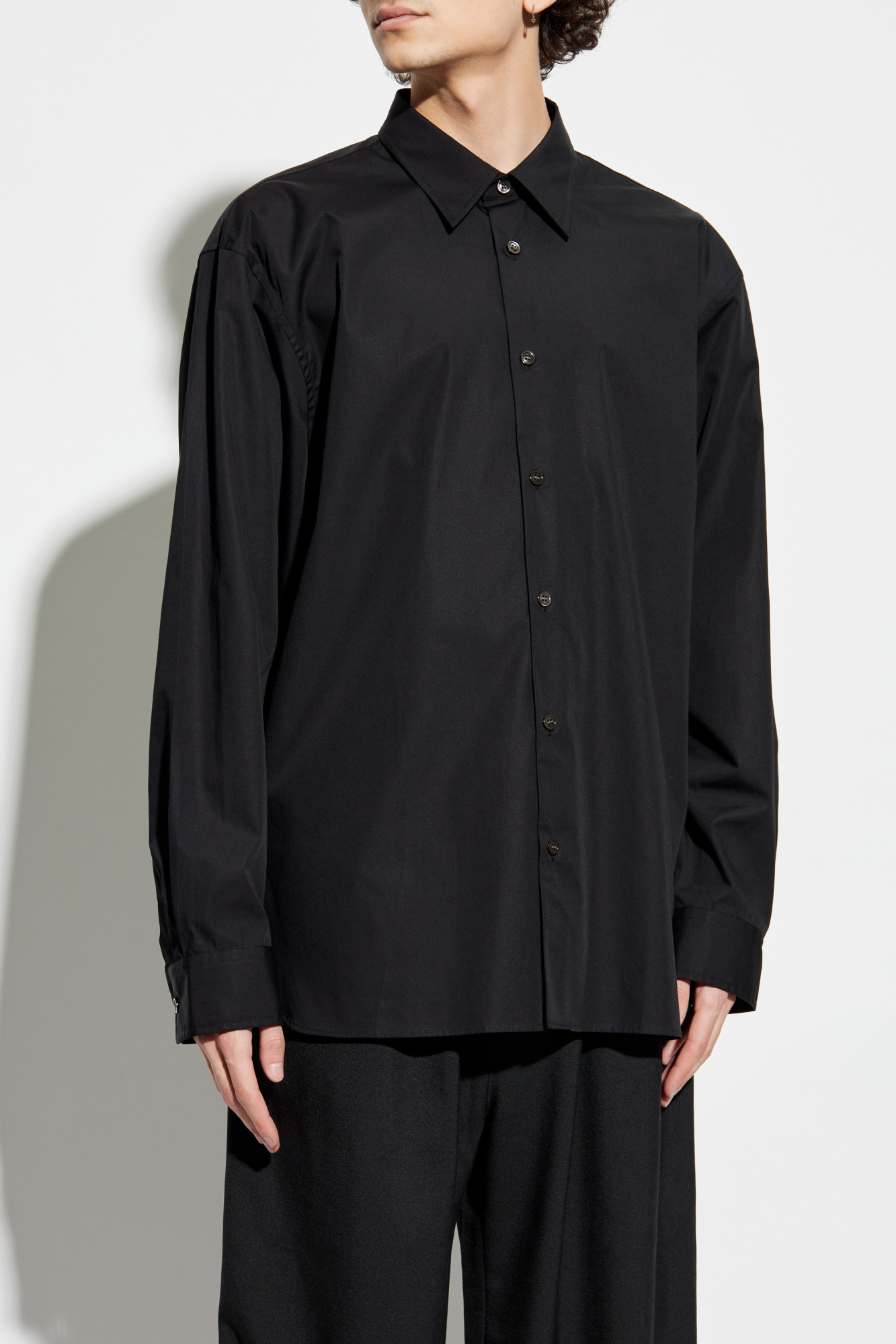 Dries Van Noten グレー/黒 ボタンシャツ 44 Black Classic Shirt Dries Van Noten - Vitkac Italy